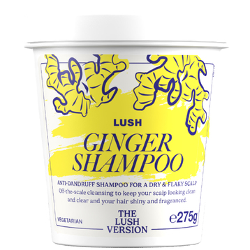 Lush Ginger Shampoo anticaspa Colección The Lush Version